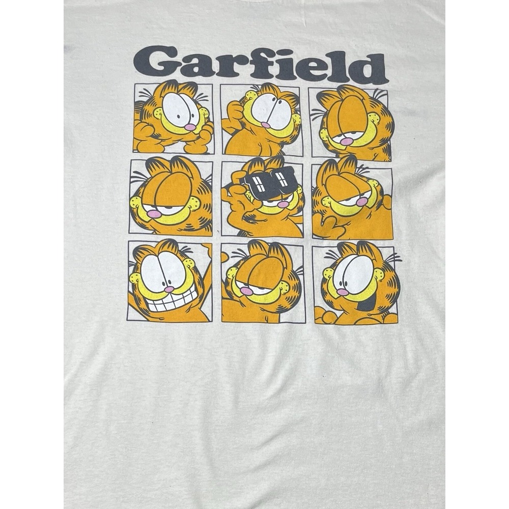 Garfield Face Grid Tee By Paws 2022  Unisex (M)